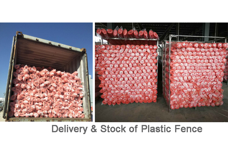 Plastic Safety Fence Delivery & Stock
