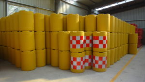 Crash Barrels Shipped to Panama