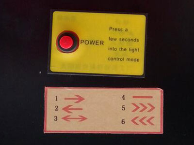 Solar Arrow Board Trailer Control Button