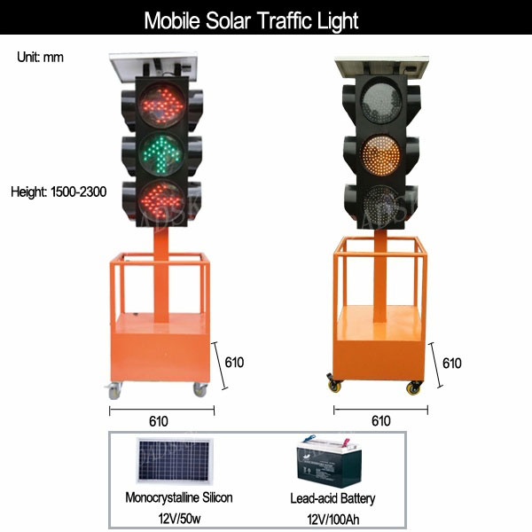 Mobile-Solar-Traffic-Light