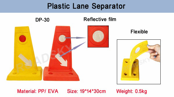 Plastic and EVA Road Divider