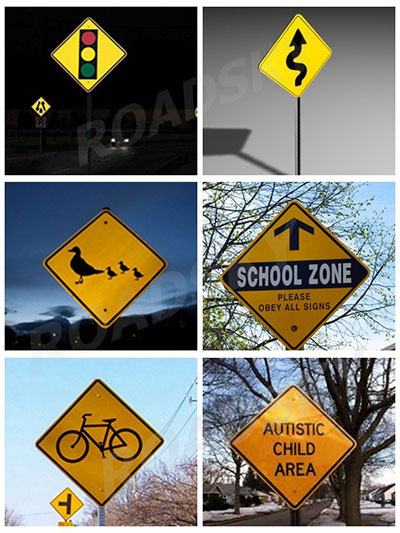 Square Road Signs