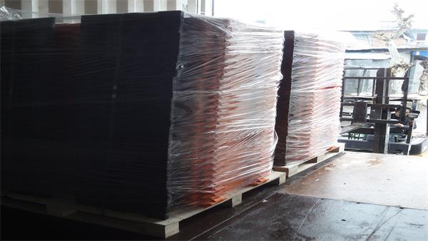 Shipment of PE Road Barriers Ordered by Client from Palestine