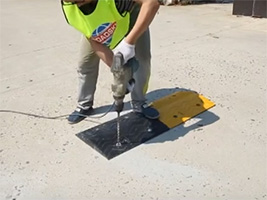 How to Install Rubber Speed Bumps