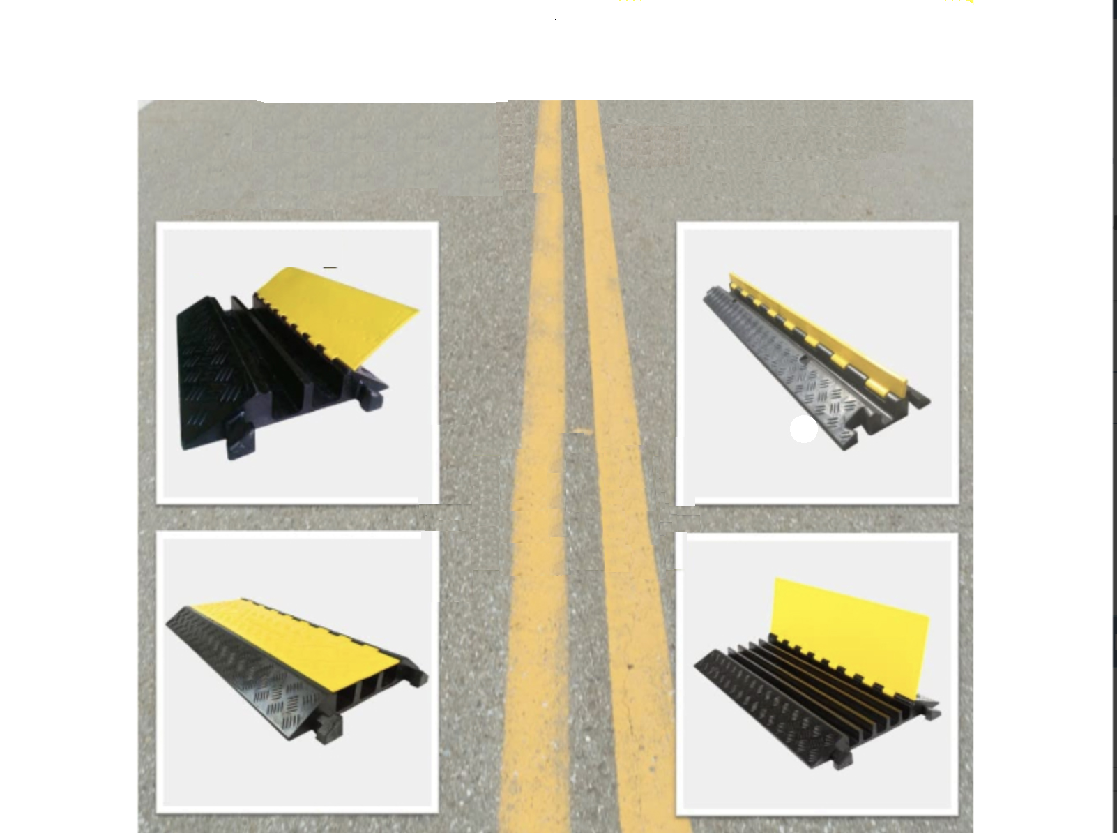 Rubber Cable Ramp - Cable Protectors Supplier - RoadSky