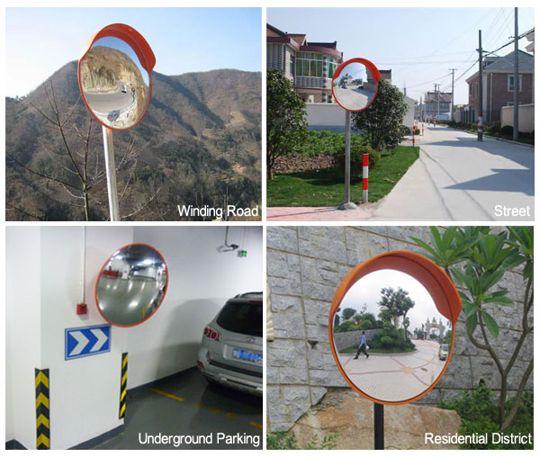 Convex Safety Mirrors On-site Show