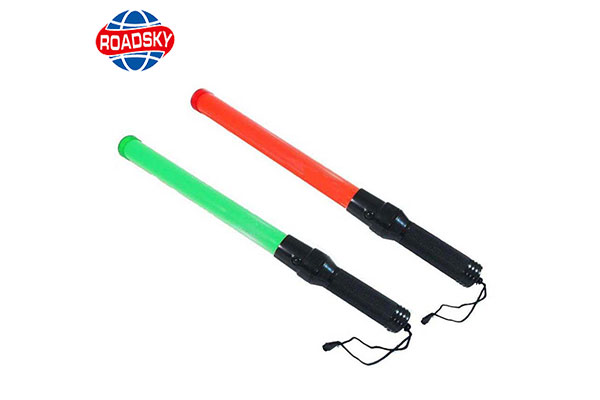 LED Traffic Batons Red and Green