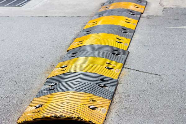 Average Lifespan of Rubber Speed Bumps