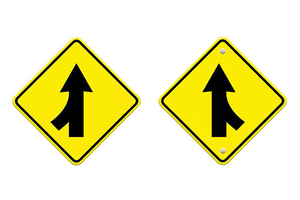 The Role of Merging Signs in Road Safety