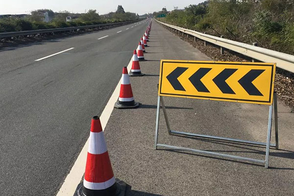 Recommended Traffic Cone Spacing for Different Roads