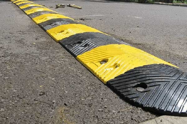 Rubber Speed Bump Installation and Removal