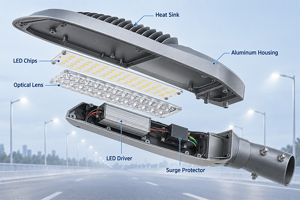 Main Components of an LED Street Light