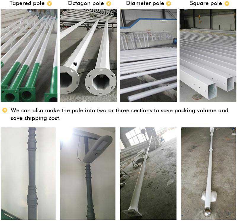 Types of Light Poles We Supply